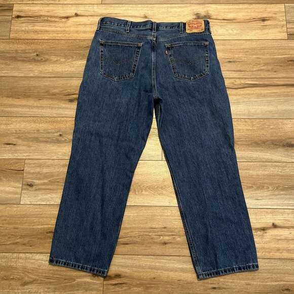Men's Levis 550 Relaxed Fit Denim Jeans SIZE 40x30 Blue Cotton Modern Red Tab - Picture 10 of 12